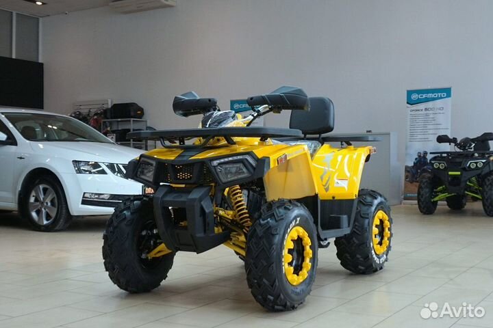 Квадроцикл Motoland Wild Track X 200 черно-желтый