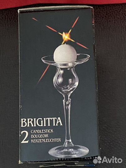 Набор подсвечников Богемия новый