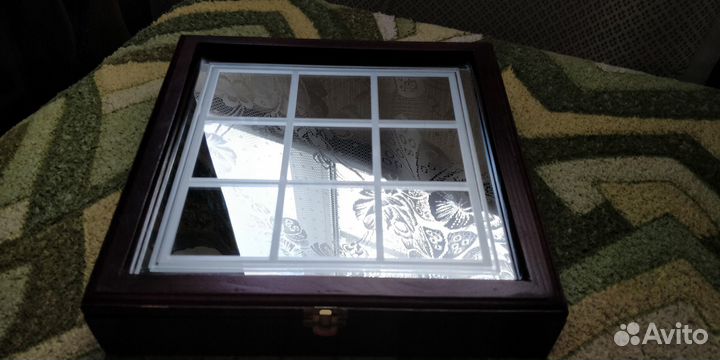 Подарочный набор рюмок крестики нолики зеркало