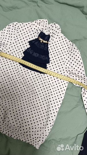 Блузка и юбка для девочки ростом 140-146 см