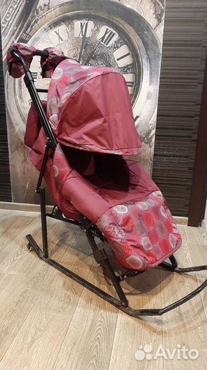 Детские санки коляска