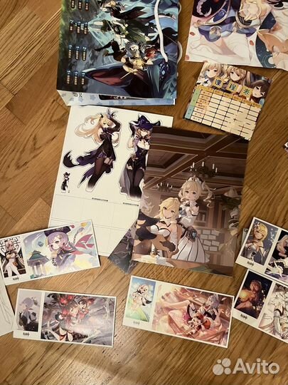 Геншин импакт открытки