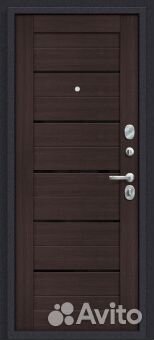 Входная дверь с наружной накладкой из мдф