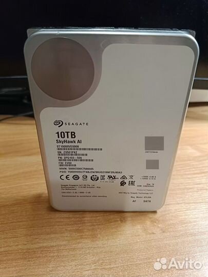 10Тб Жёсткий диск Seagate Skyhawk AI ST10000VE0008