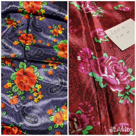 Ткани: шифон, атлас, вилюр, вискоза