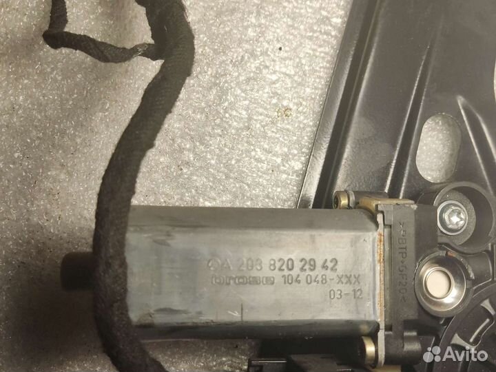 Стеклоподъемники задние w203