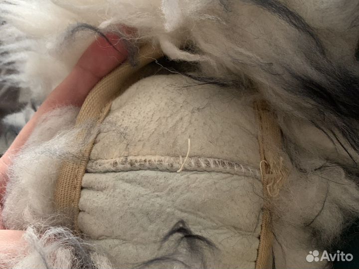 Оплетка на руль меховая