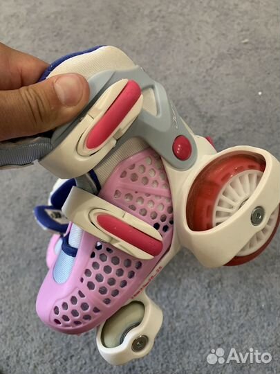Роликовые коньки детские 25-28 размер ReAction