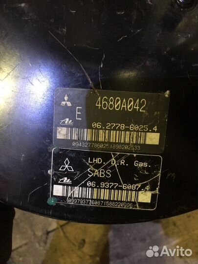 Вакуумный усилитель Mitsubishi Lancer X