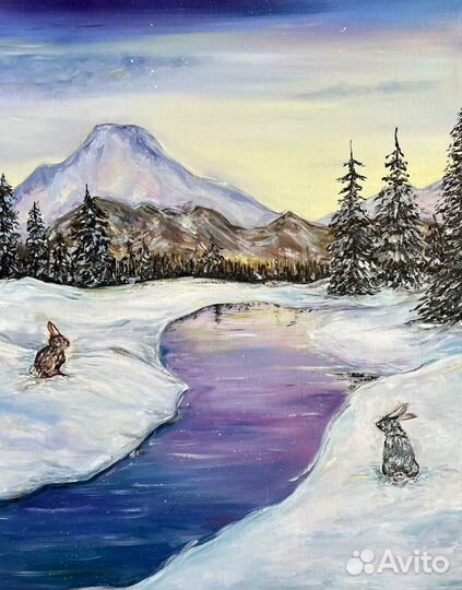 Картина маслом на холсте