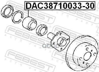 Подшипник ступицы DAC38710033-30 DAC38710033-30