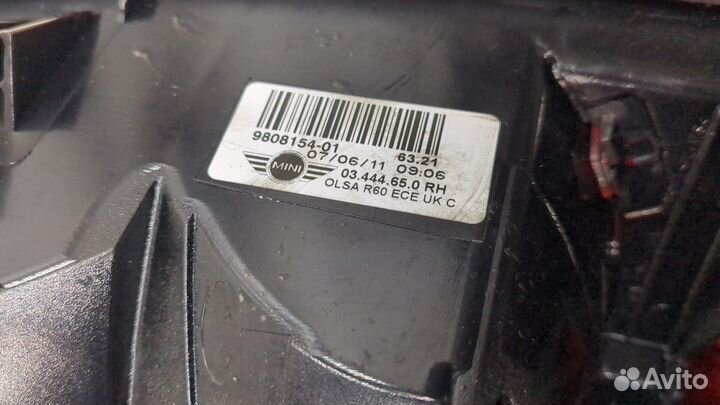 Фонарь (задний) Mini Countryman (R60), 2011