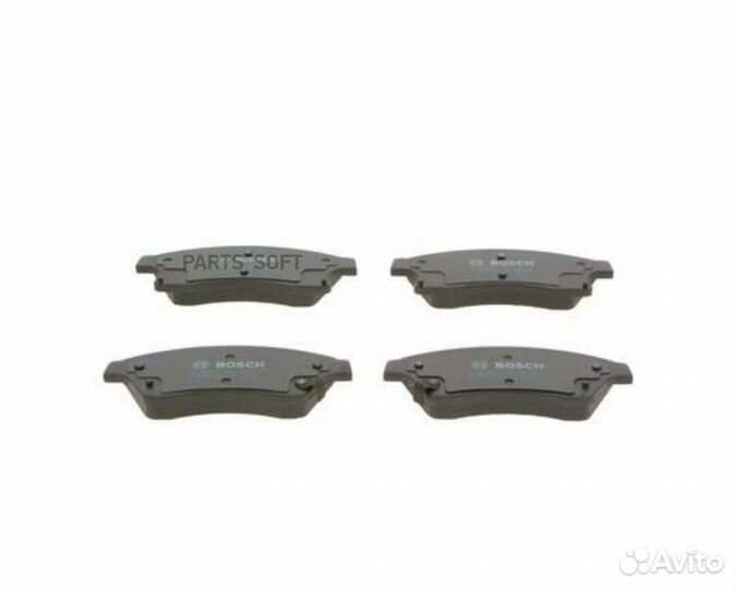 Bosch 0986495423 Колодки торм диск к-т передние pr