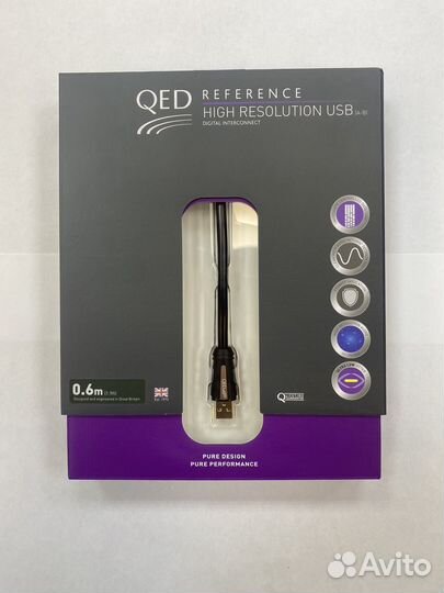 New QED Reference Hi Res USB A-B 0.6m (QE3243)