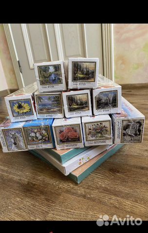 Алмазная мозаика 28Х38, разные сюжеты