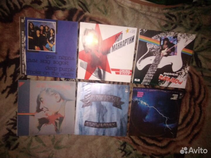 Пластинки виниловые разные