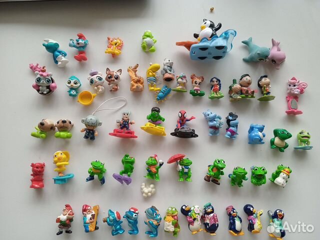 Игрушки из киндера герои мультиков