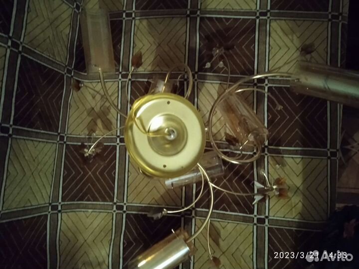 Люстра потолочная бу