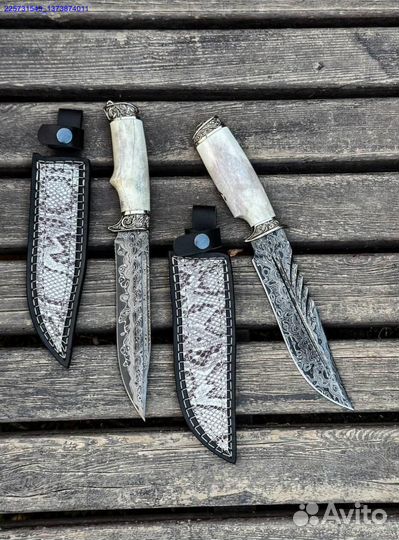 Нож Дамаск рог лося (Арт.85205)