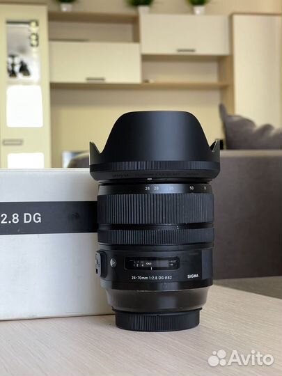 Объектив sigma 24-70 art canon 2.8