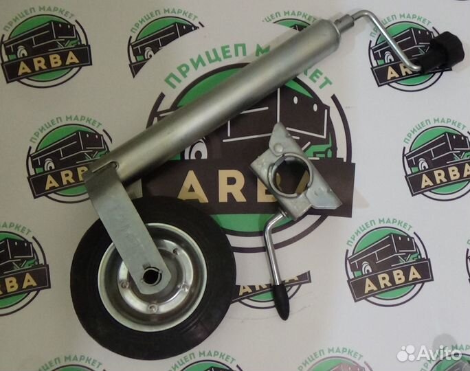 Подкатное колесо для прицепа с хомутом