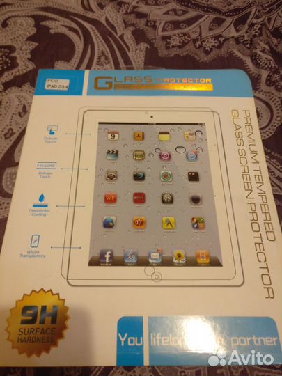 Защитное стекло iPad 2-3-4