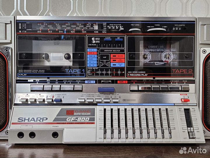Магнитофон Sharp GF 800H(S)