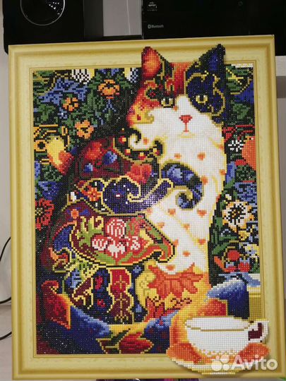 Готовая работа. Алмазная мозайка 40*50 на подрамни