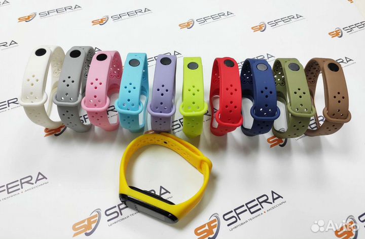 Фирменные ремешки для Xiaomi Mi Band 7,6,5,4