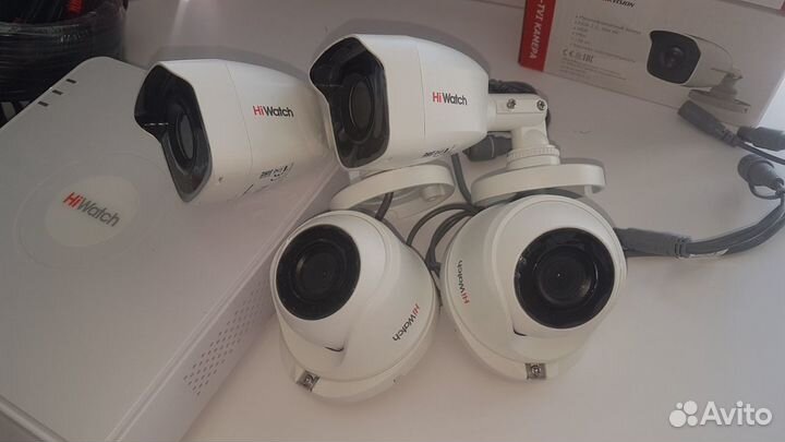 Комплект видеонаблюдения на 4 камеры