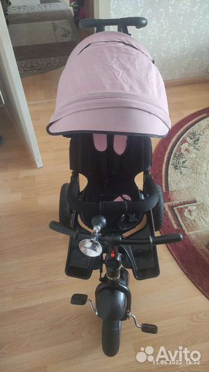 Детский велосипед с родительской ручкой