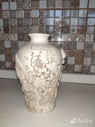 Ваза для цветов в деревенском стиле