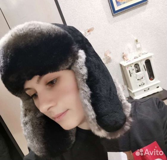 Шапка женская зимняя, натуральный мех