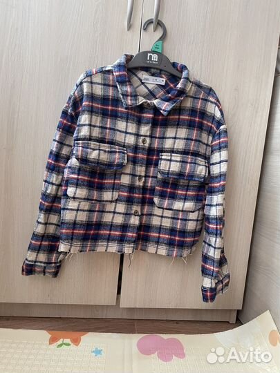 Рубашка zara для девочки 140