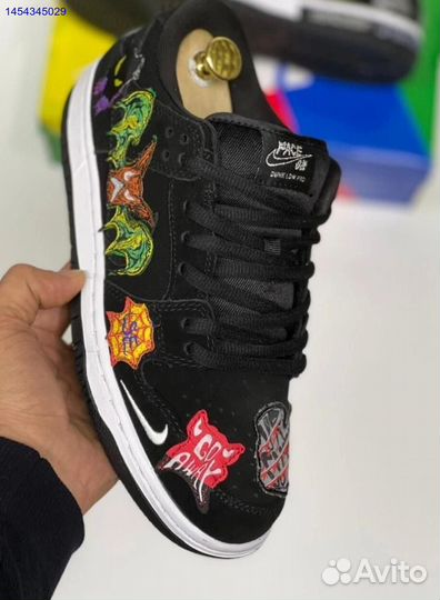 Кроссовки Nike NeckFace x Dunk Low Pro SB Black