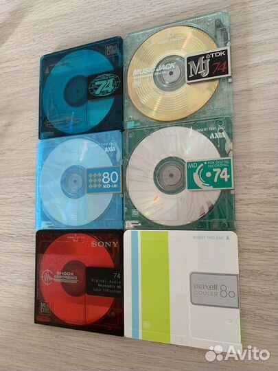 Минидиски Sony, TDK, Axia