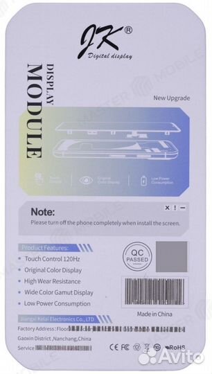 Дисплей для Apple iPhone X (JK) (In-Cell) original