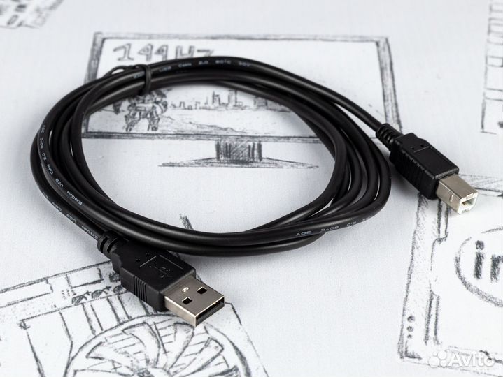 Кабели USB 2.0 A (M) - B (M) 1.8 м