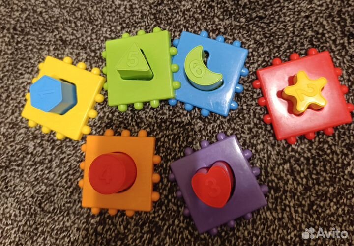 Развивающие игрушки пакетом Сортер Пирамидка