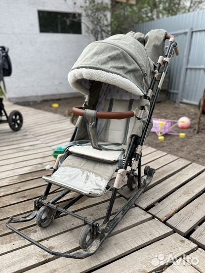 Детские санки с колесами