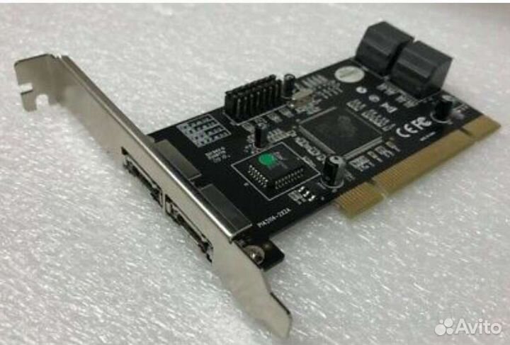 Контроллер PCI 4x SATA + 2 e-sata SIL3114