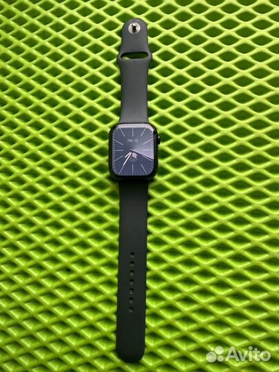 Часы apple watch 7 45 mm blue