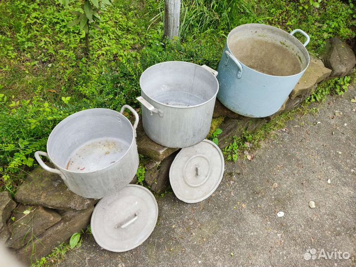 Кастрюля алюминиевая бу