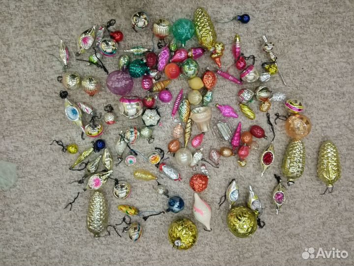 Елочные игрушки советские