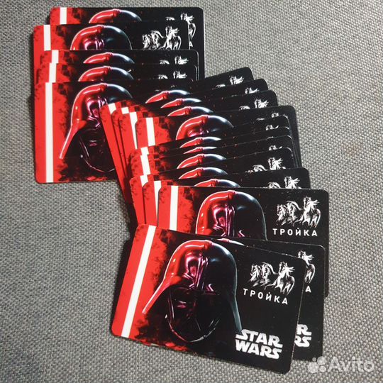 Карта Тройка звёздные войны Дарт Вейдер