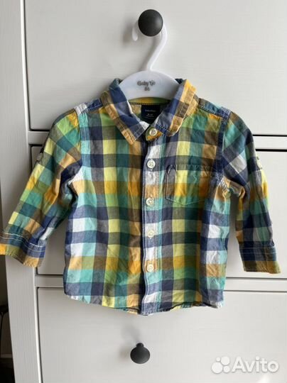 Рубашка на мальчика 74 размер