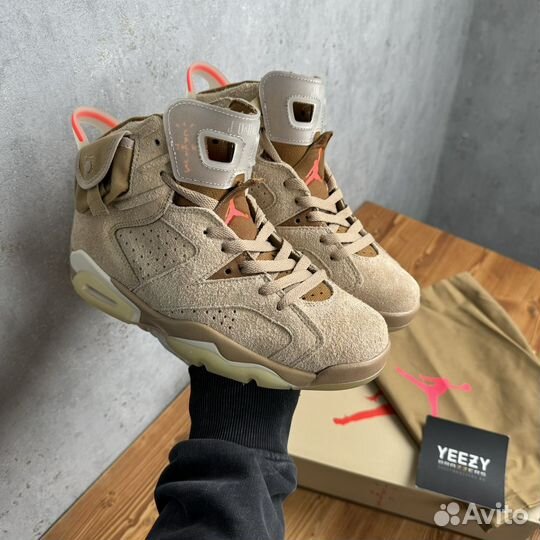 Travis Scott Air Jordan 6 Retro British Khaki