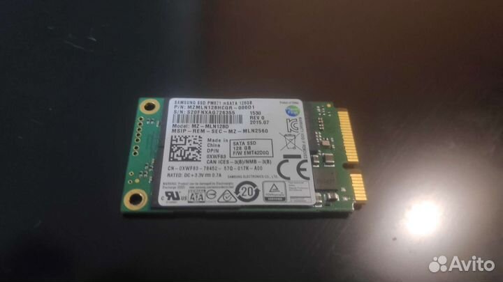 Msata SSD Samsung 128 Gb