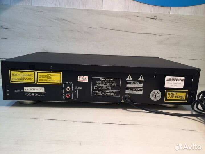 CD проигрыватель Pioneer PD-202