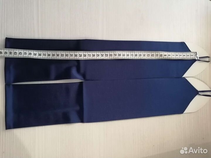 Перчатки длинные атласные